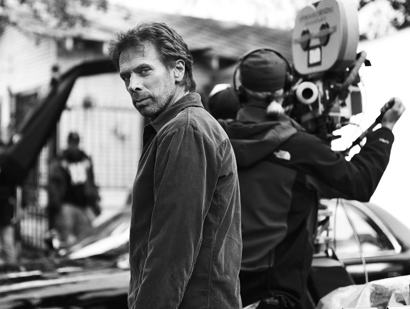 Jerry Bruckheimer on set of Deja Vu - New Orleans, LA