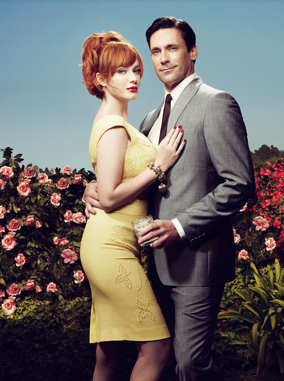   Christina Hendricks and Jon Hamm - Los Angeles, CA  