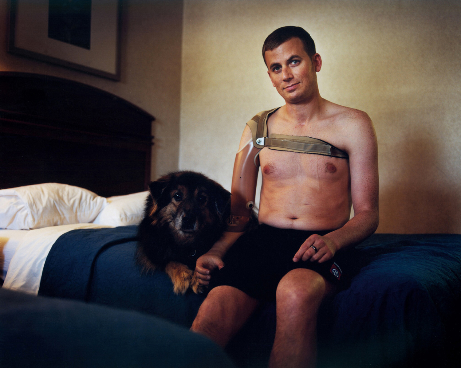   Ted Wade - Iraq War Veteran, sustained severe Traumatic Brain Injury (TBI) and transhumeral amputation - Washington, D.C.  
