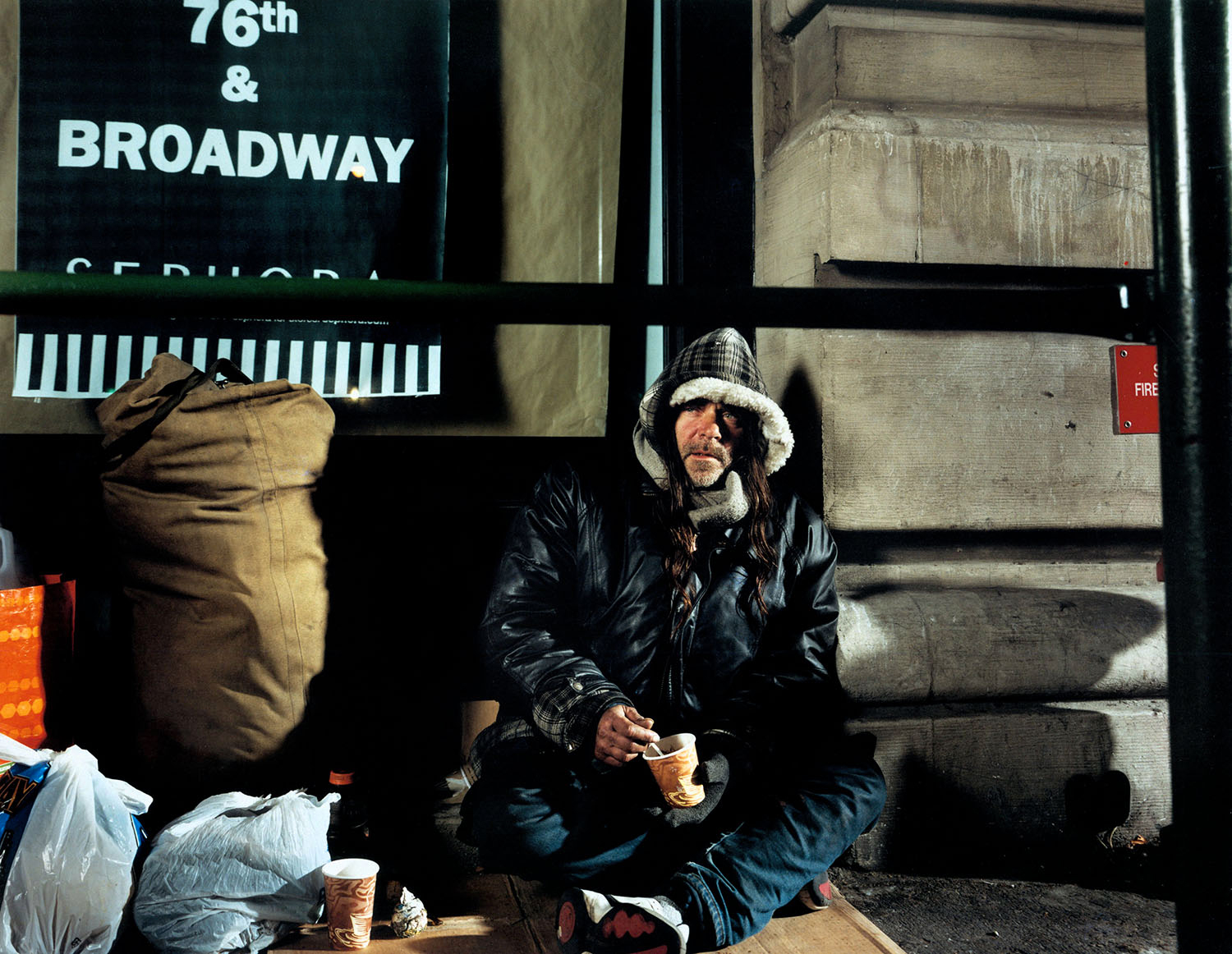   Connie - homeless man - New York City  