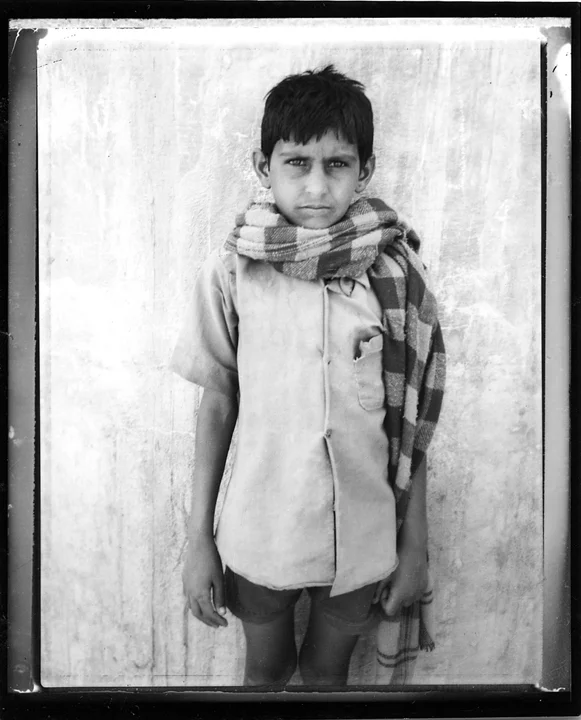   Polaroid - Young Street Vendor - Jaipur, India  