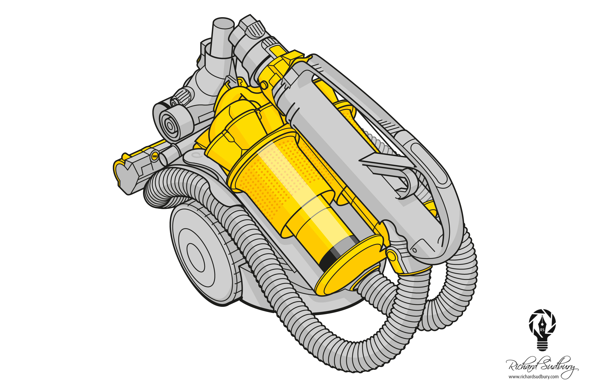 Dyson Technical Illustration