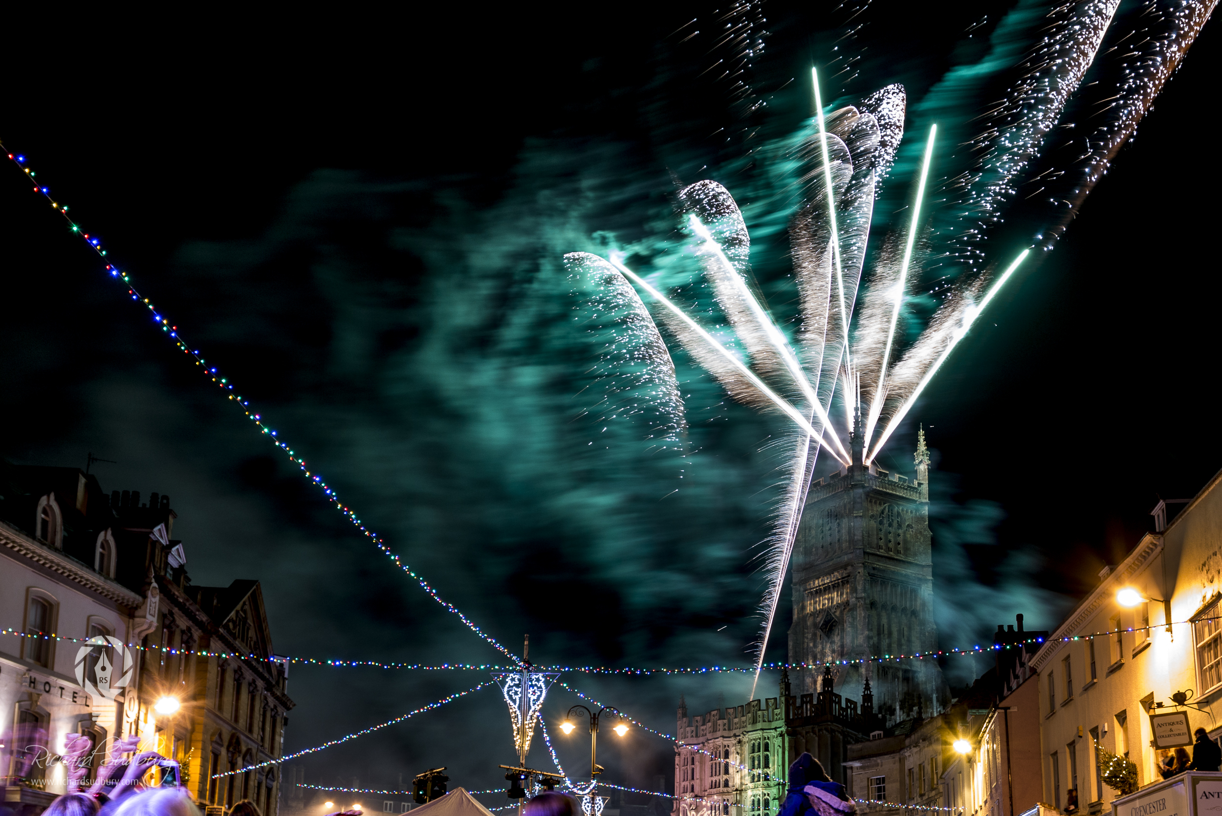 Fireworks over Cirencester