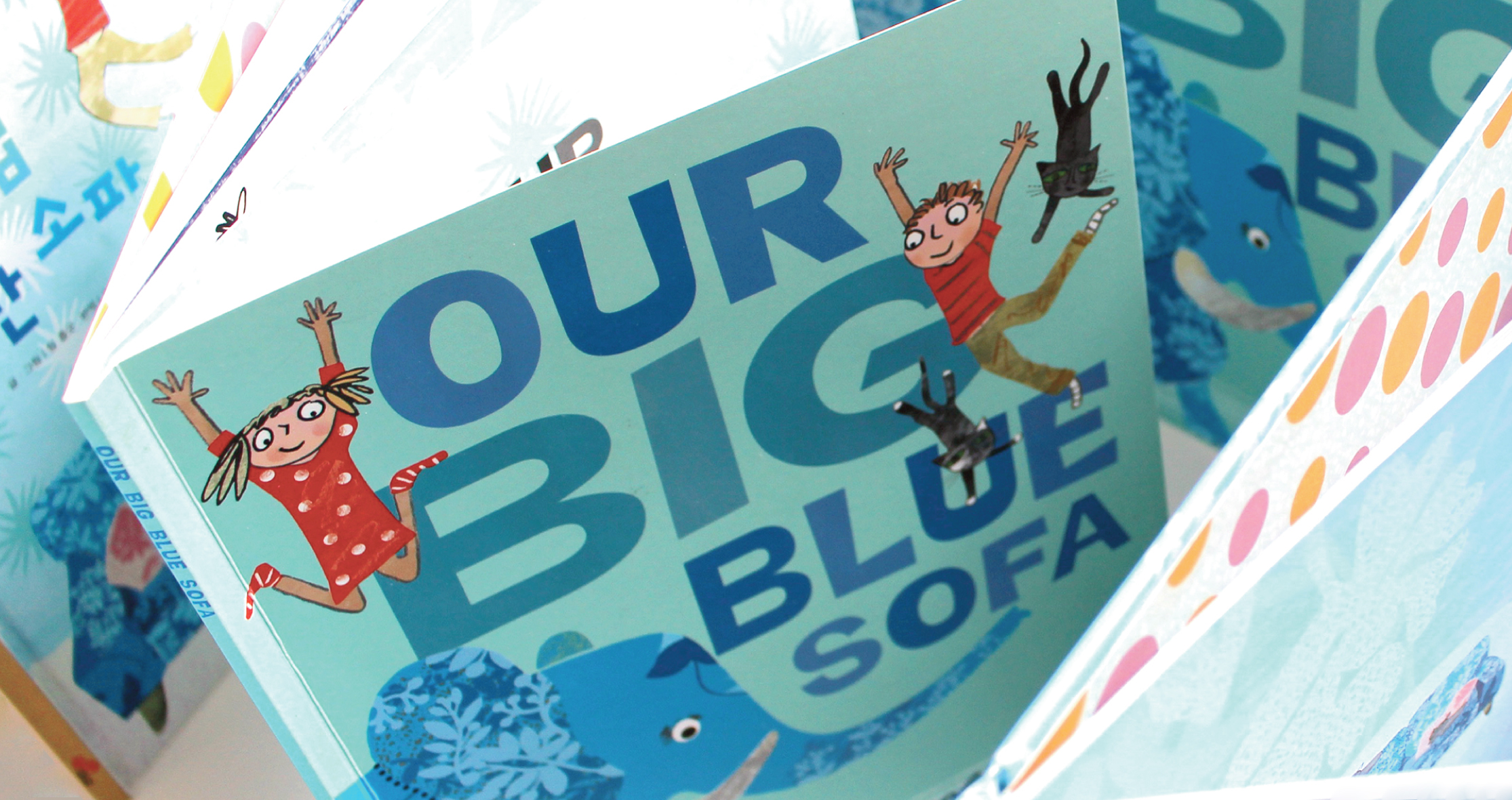 OUR BIG BLUE SOFA