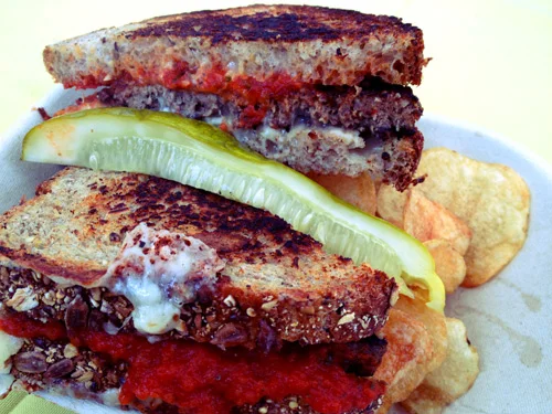 Mom's Meat Loaf sandwich. Well worth the wait.