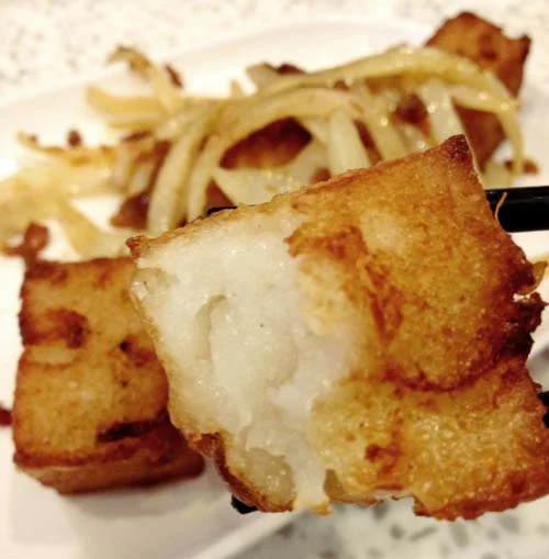 Deep Fried Radish Cake