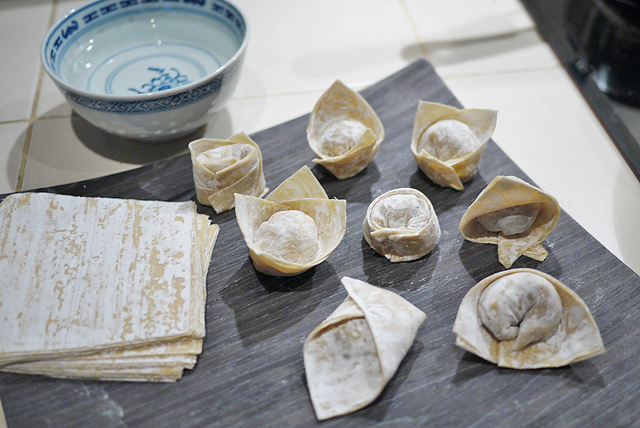 Here are different ways you can wrap your won ton.