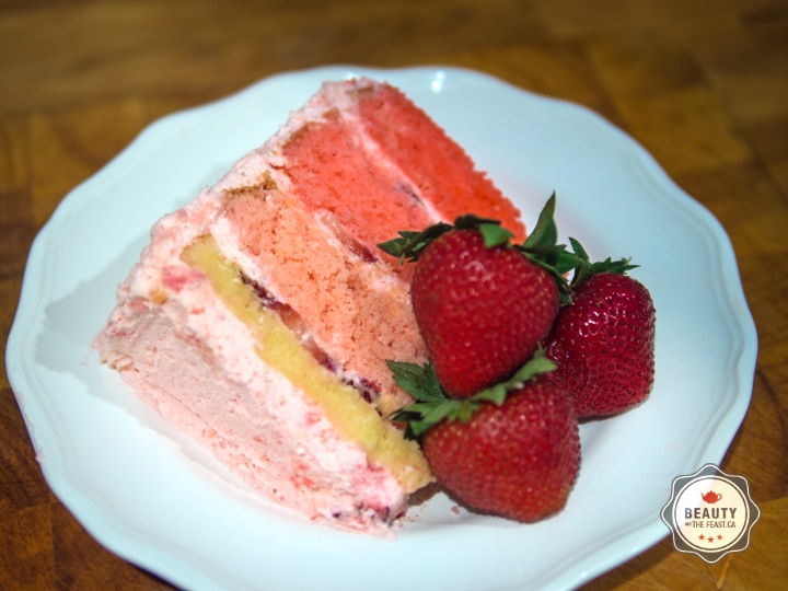 Strawberry Ombre Cake 
