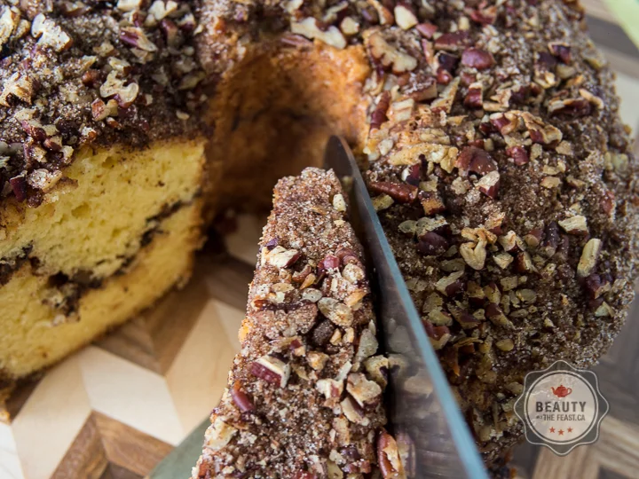 Sour Cream Streusel Coffee Cake Recipe