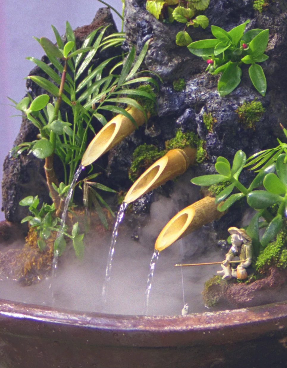 Large Bamboo Fountain With Fogger - suggested retail price of $1430.00