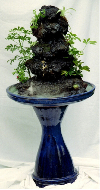 Large Pedestal Fountain with Fogger - suggested retail price of $1600