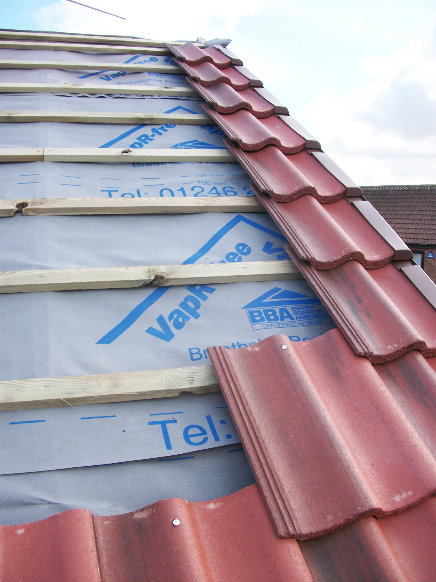 Re-roofing - new roof West Design and Build of Hedon01.JPG