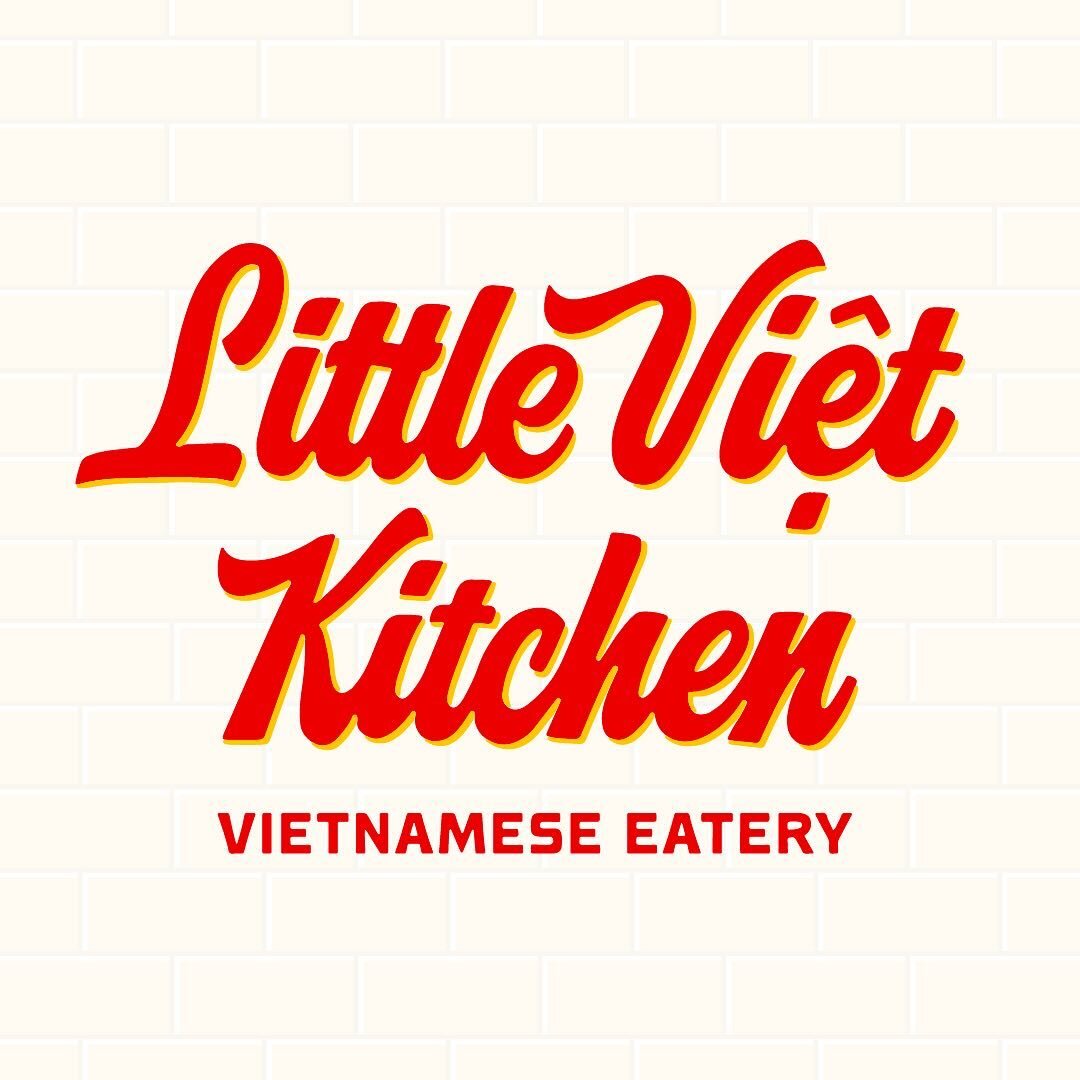 After lots of vernacular research (swipe) we landed on this hand-lettered logo for @littlevietkitchen.pgh , a new restaurant from the folks at @banhmiandti . Super fun and always challenging to explore new styles. We love the final product!