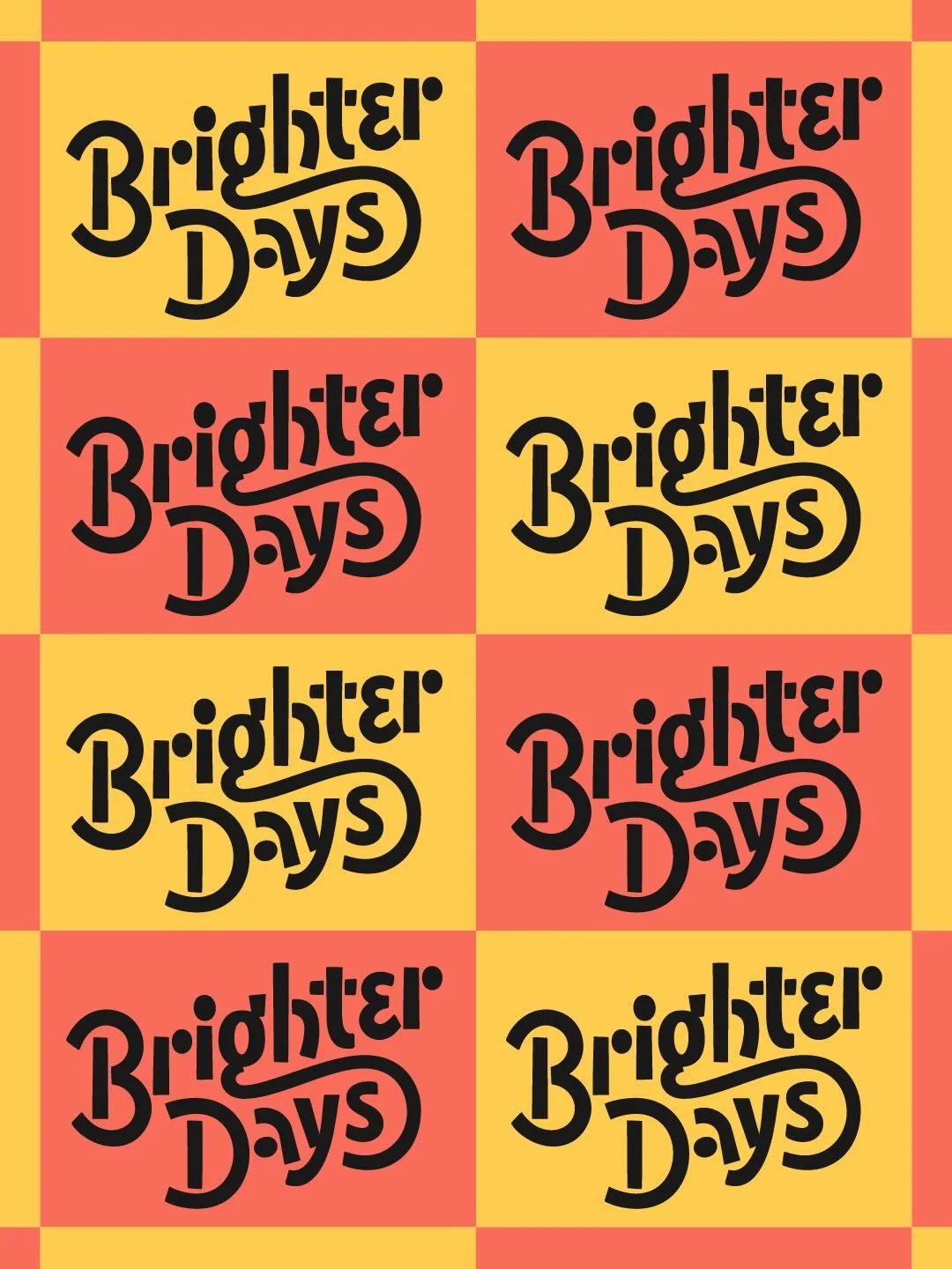 New week, new logo! Just wrapped this hand-lettered identity for our new neighbors at @brighterdaysgallery ! Their grand opening is this Thursday, Aug 6 from 5-8pm. Thanks for trusting us with your letter-drawing needs 🙌🏼😎