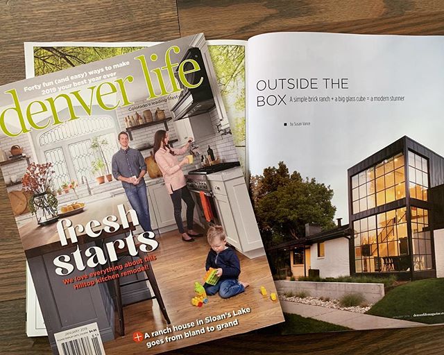 Big shout out to Denver Life magazine for the great article on the Black and White House in Sloan&rsquo;s Lake. Pick up a copy and check out how we worked with the homeowners to design this stunning home. 
#davisurban  #architecture  #sloanslake  #ho
