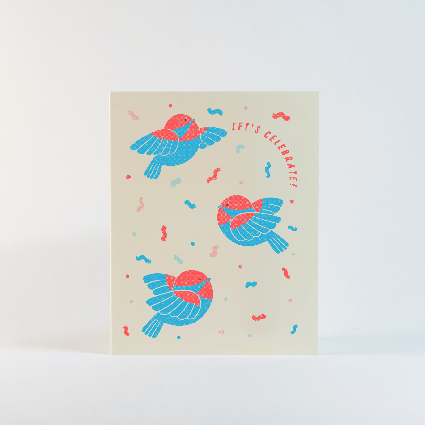 Let's Celebrate!  |  Risograph Greeting Card