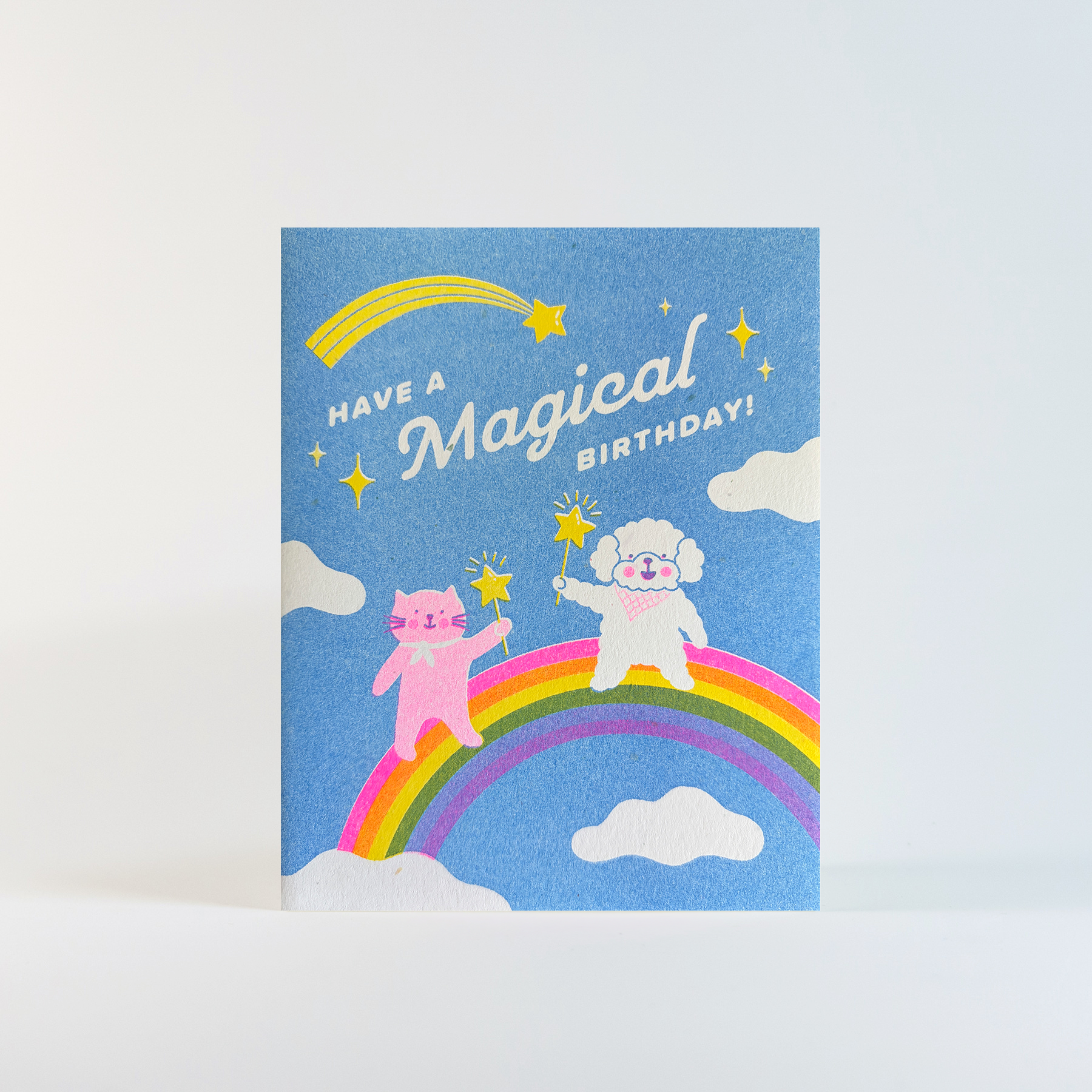 Magical Birthday | Risograph Greeting Card