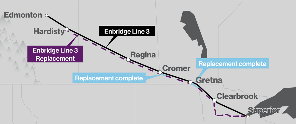 Enbridge gets its preferred route for Line 3 replacement in Minnesota ...