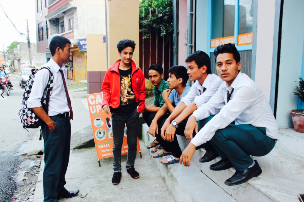 Outside Learning House's Live Music Night (August 2015).