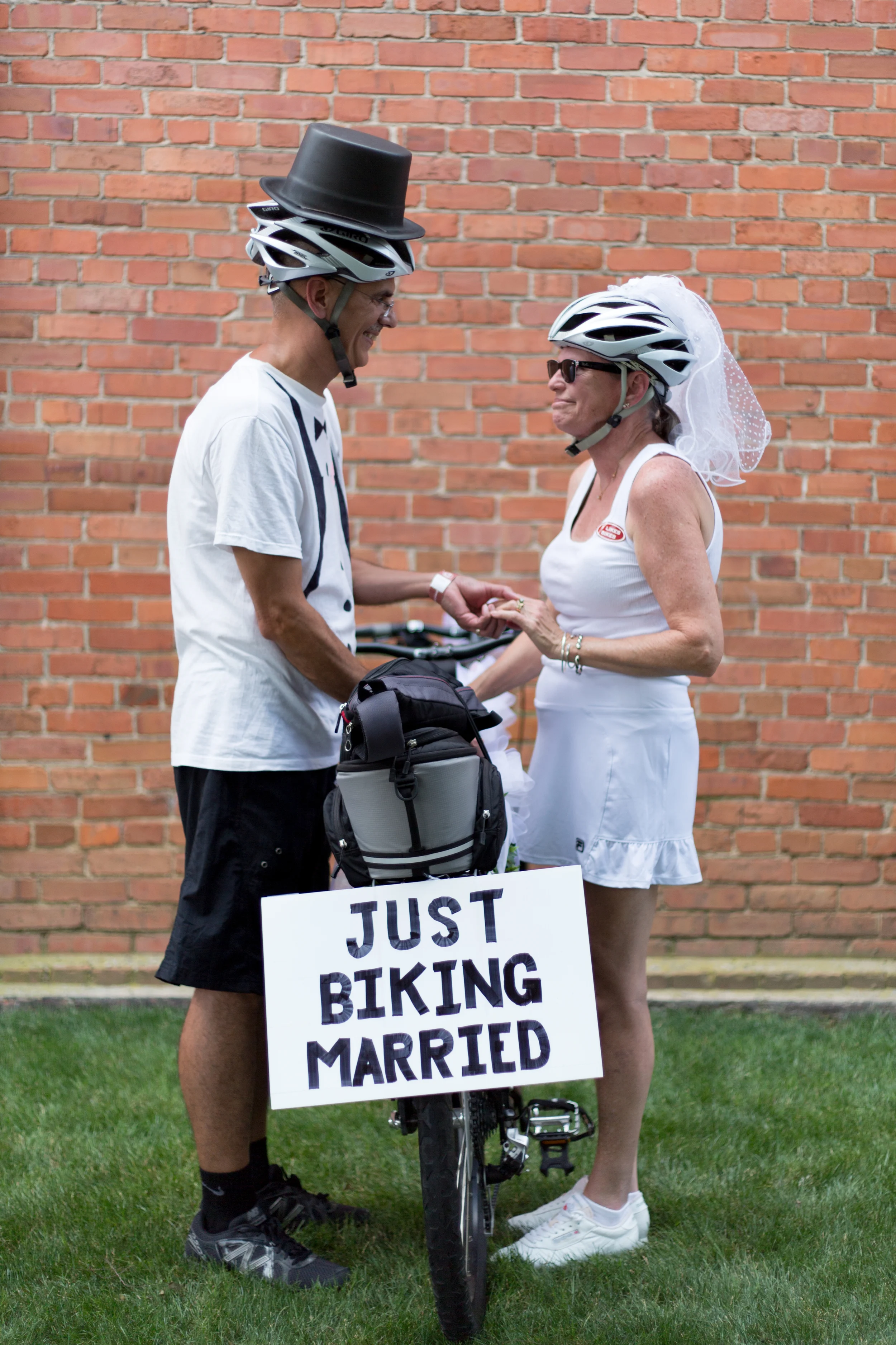 Nelson and Debra Rizo at Tour de Fat in Durham, N.C.