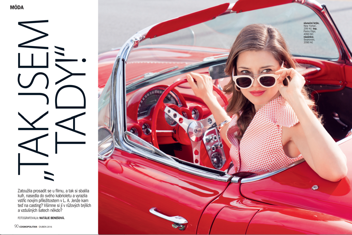 Cosmopolitan Czech -Hair and makeup