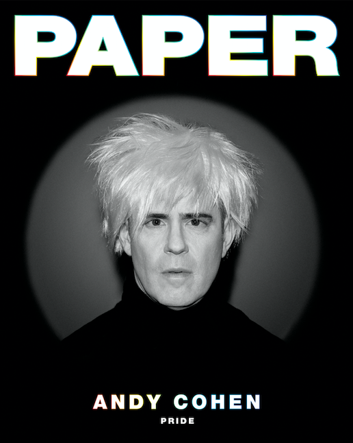 Andy Cohen- Wig styling - Paper Magazine