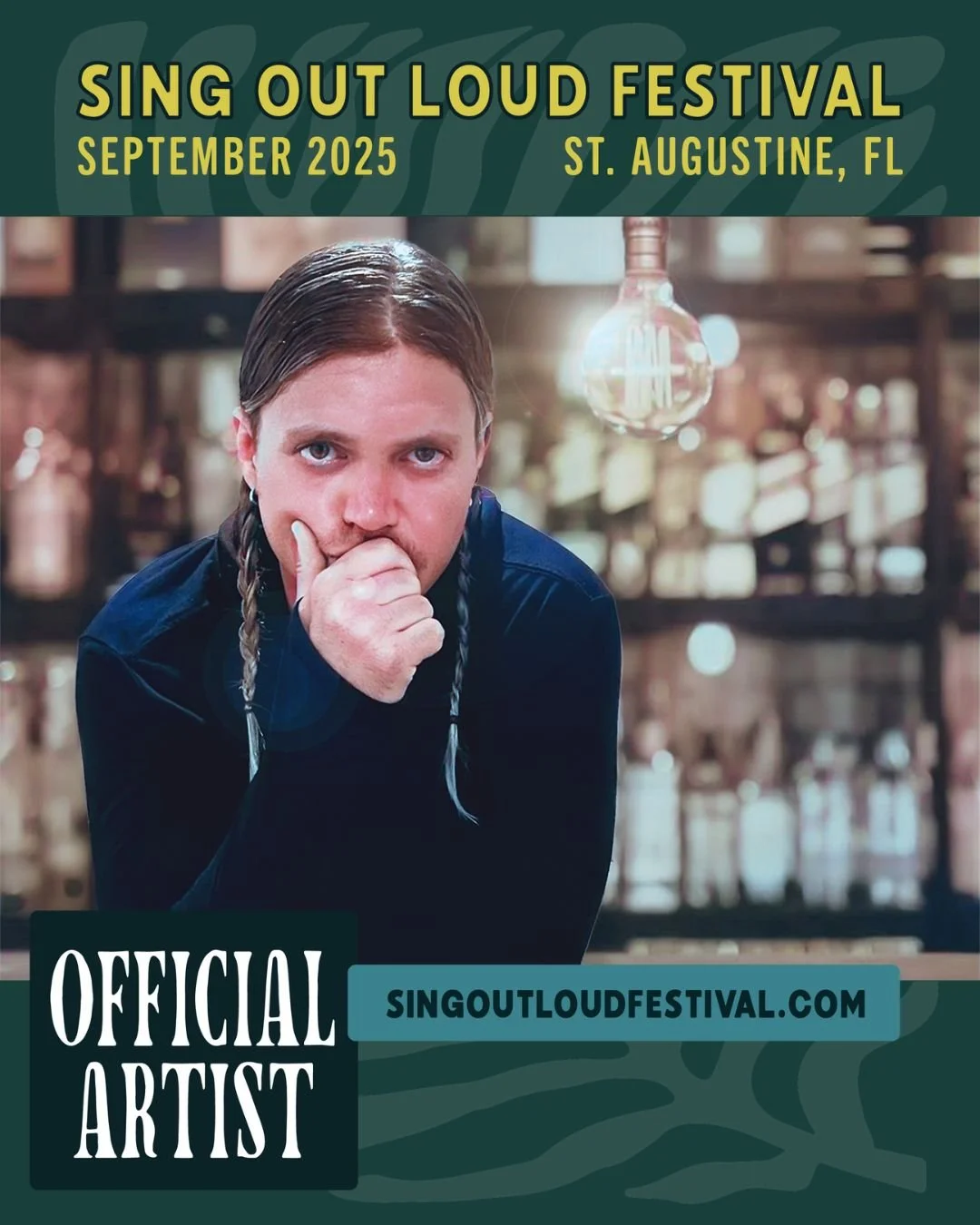 St. Augustine. Solo. (Mostly) Acoustic. Let's do this!