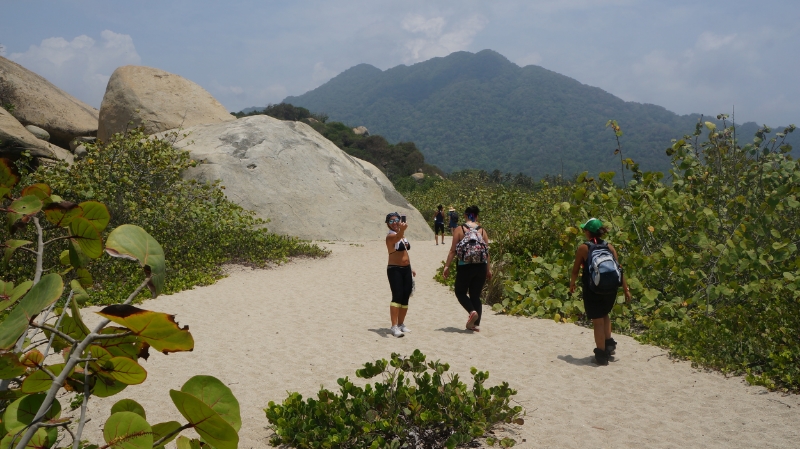 The arid part of the hike
