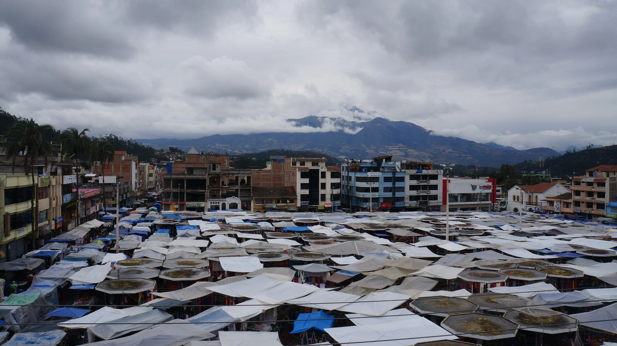 Otavalo market on a Saturday