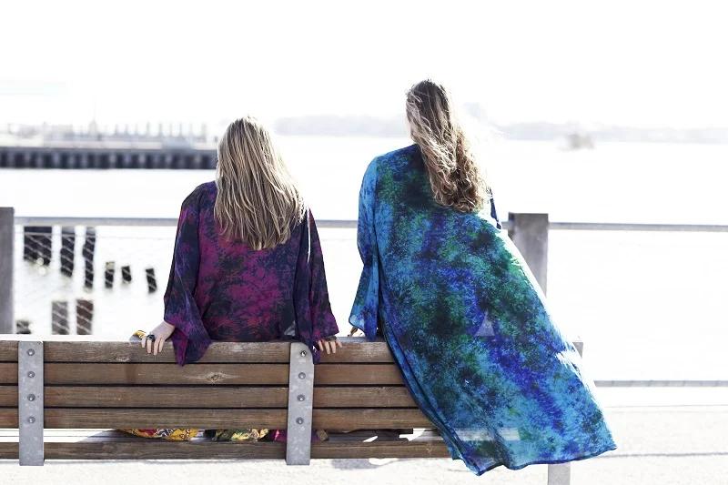 Only a few more of these Kimonos left! They are stunning, and each one unique. Throw them over any old outfit and suddenly you've got heads turning! Grab one for your best friend too, and go out and hit the town!
