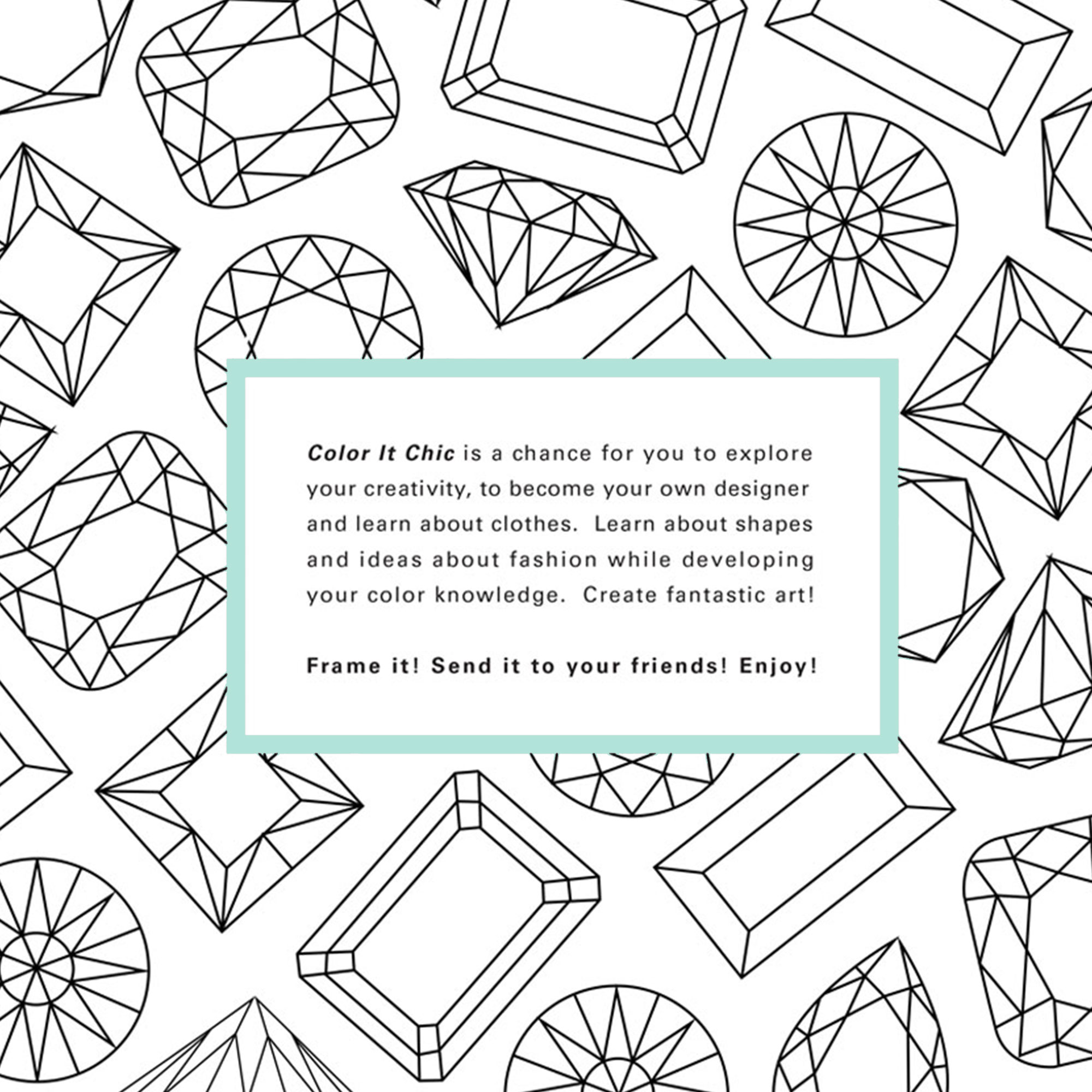 Coloring Book Design by Stefani Greenwood