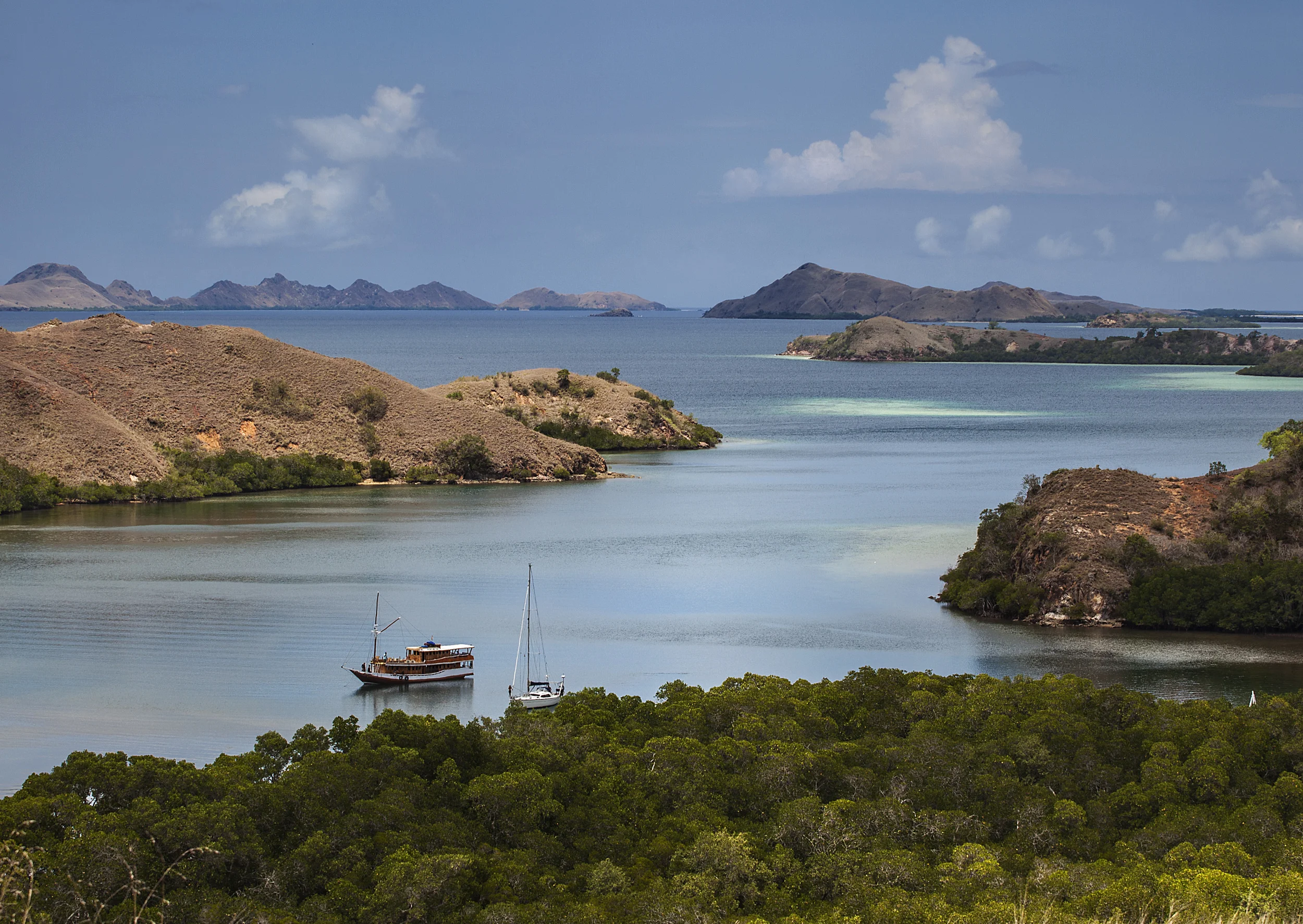 The viewpoint at Rinca island