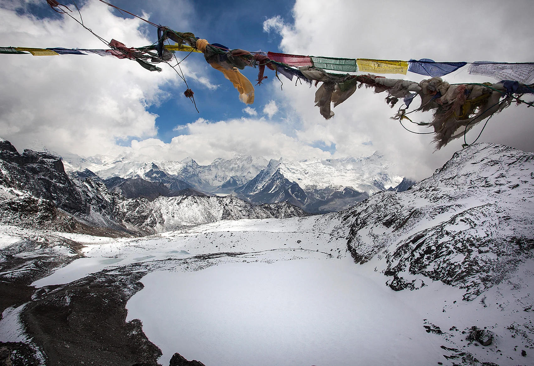 The top of the Kongma La Pass!
