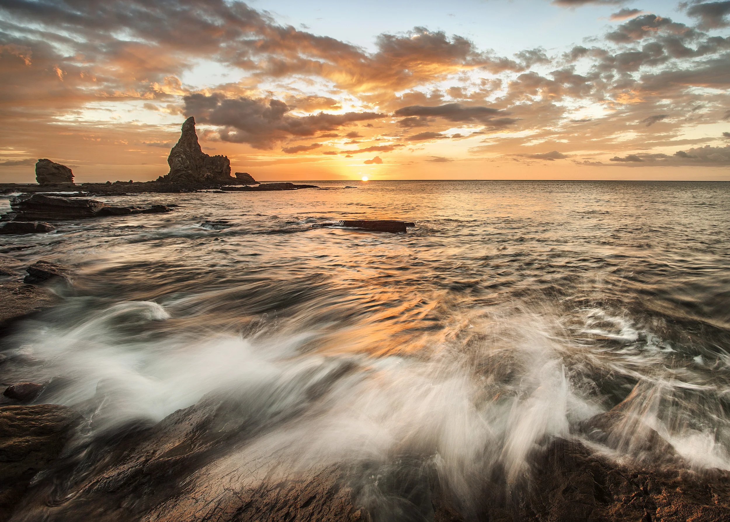 Sunset near Maderas Beach