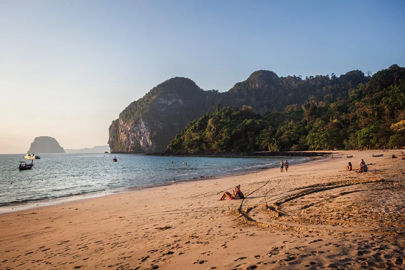 View from Farang Beach. Of course this girl wasn't single