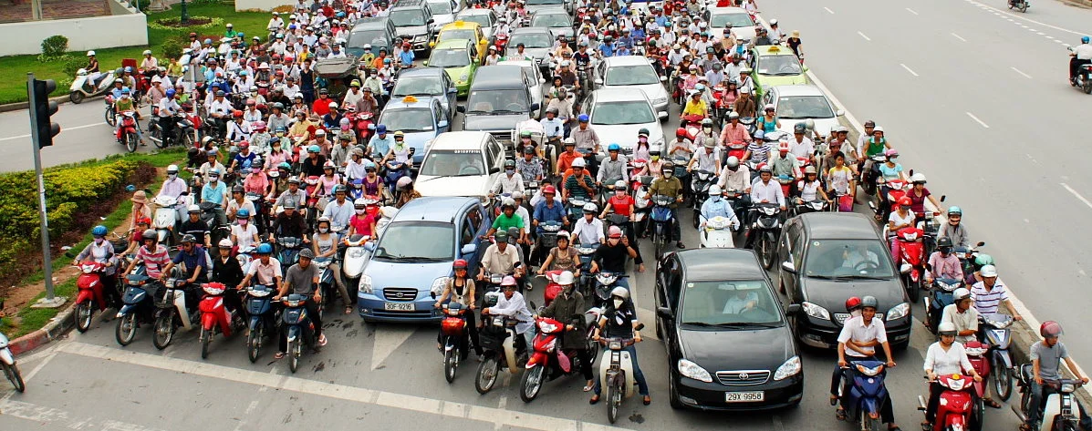 Photo I found online with some Hanoi traffic. Pretty wild!