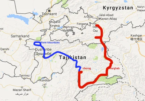 Our route