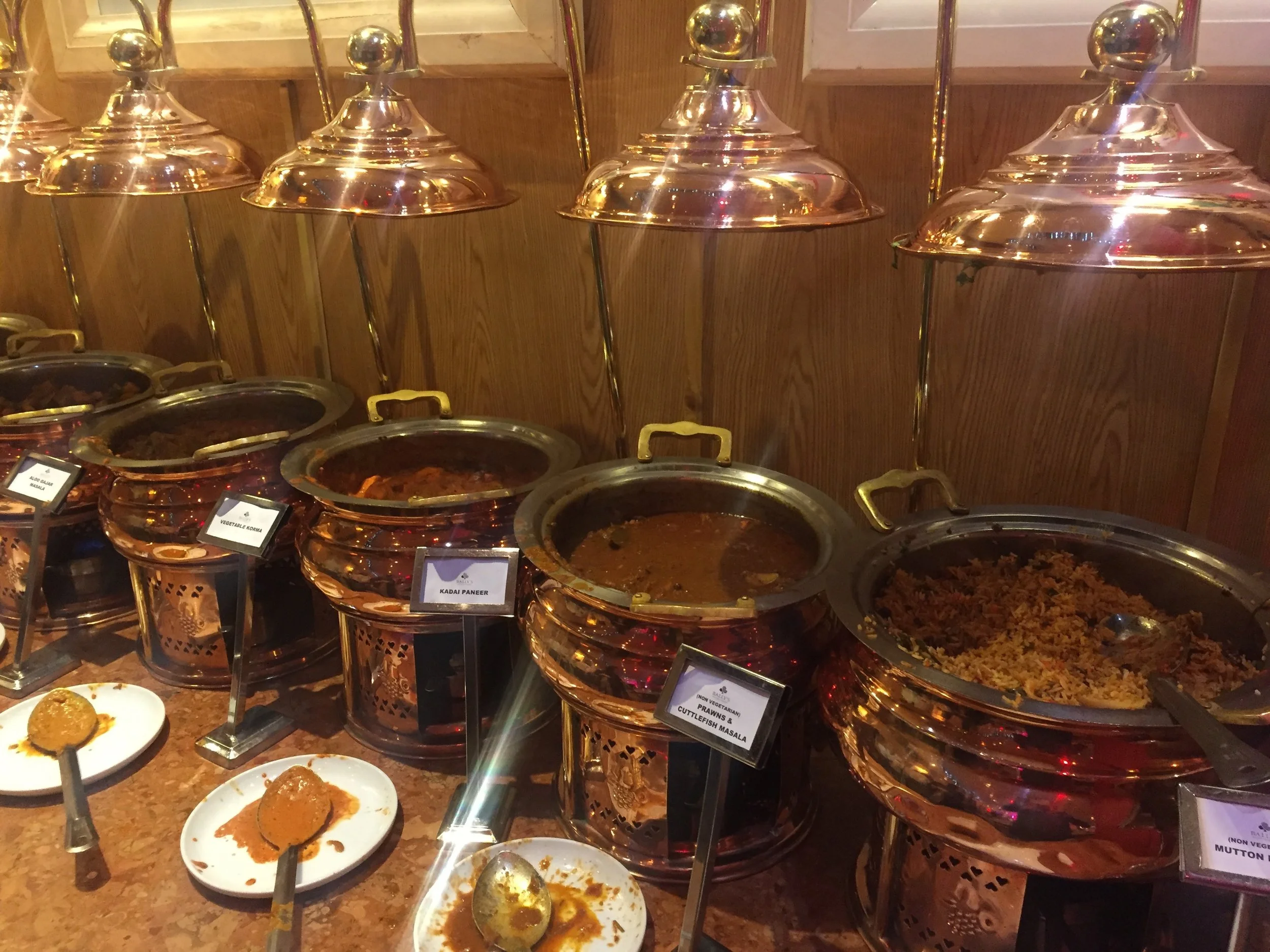 The Indian food part of the casino buffet. I realize this picture doesn't look particularly appetizing!