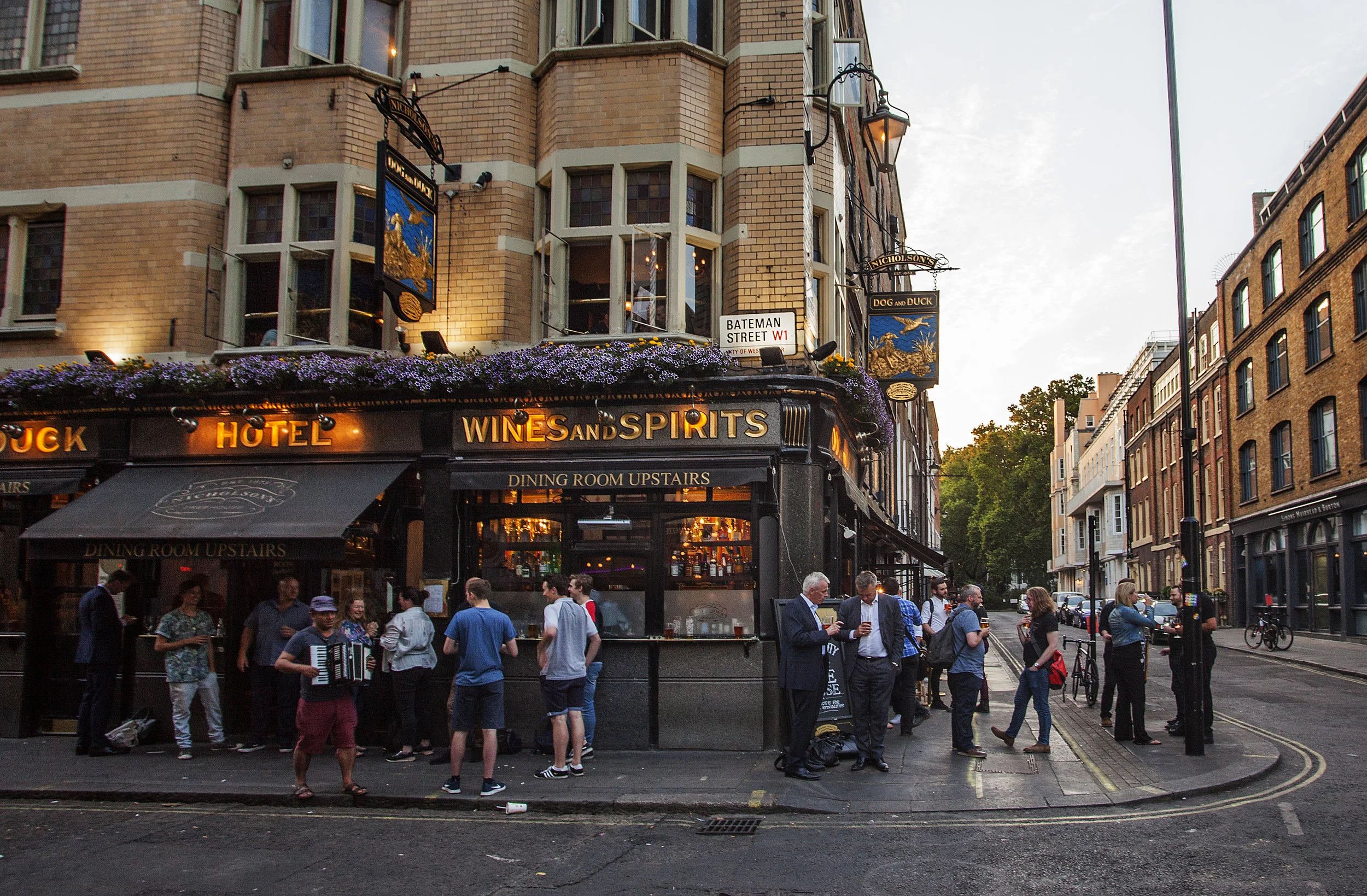 They let you drink outside the bar in the street with your beer