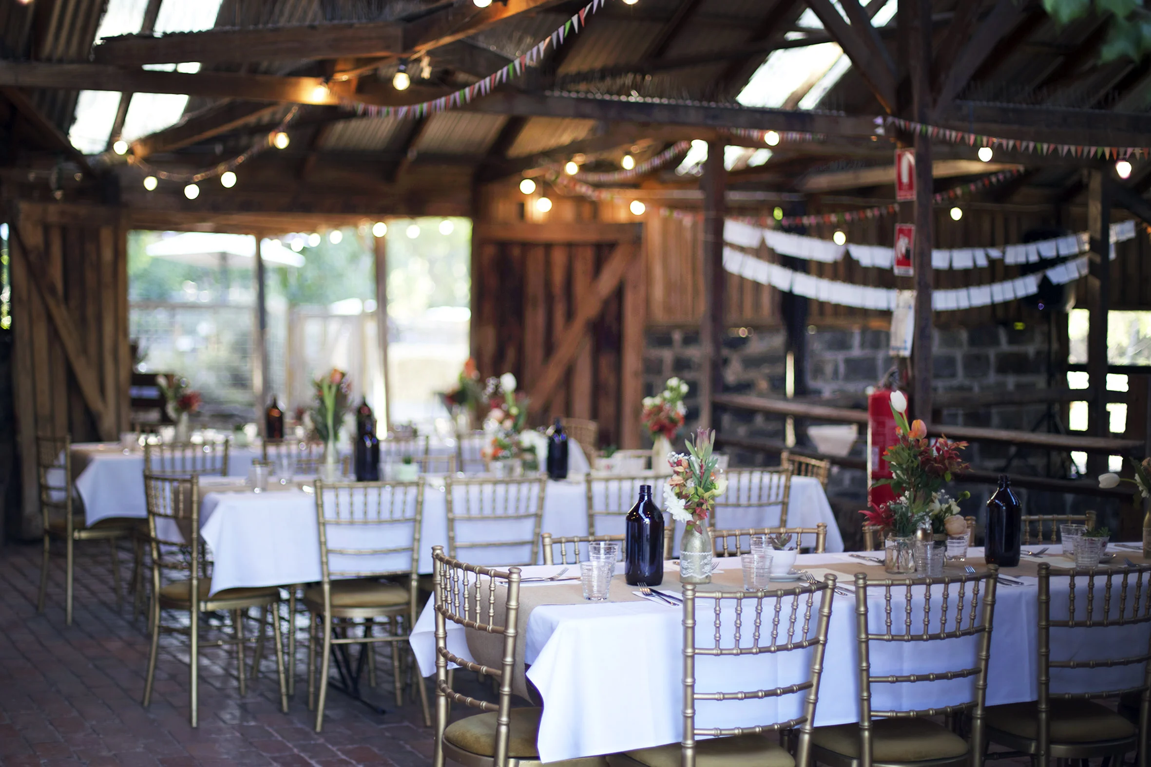 Cheryl and Campbell's vintage farm wedding