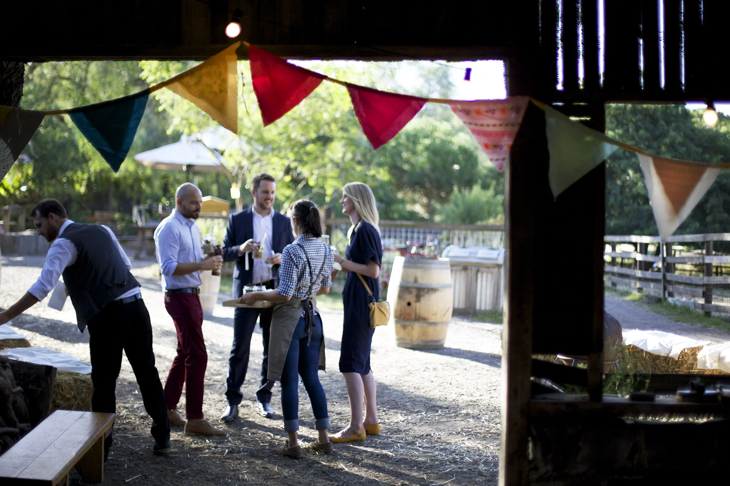 Fiona and Michael's farm wedding