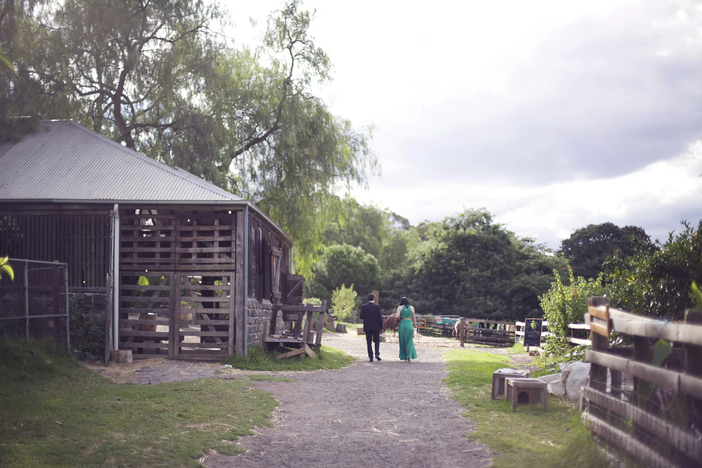 Jess and David's rustic farm wedding