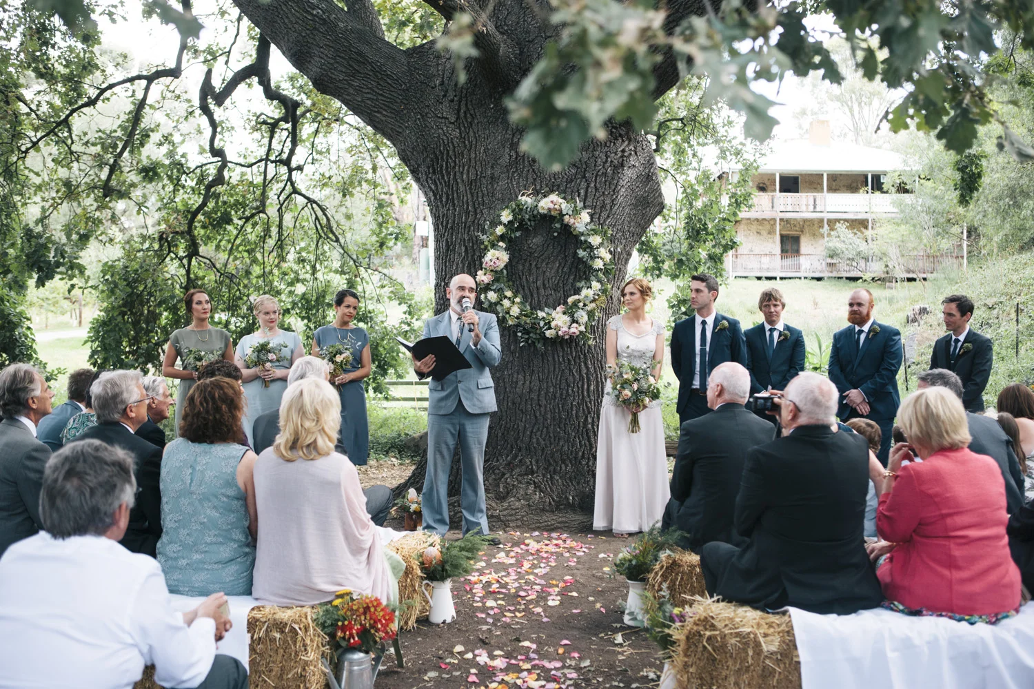 Sarah and Andy's rustic barn wedding