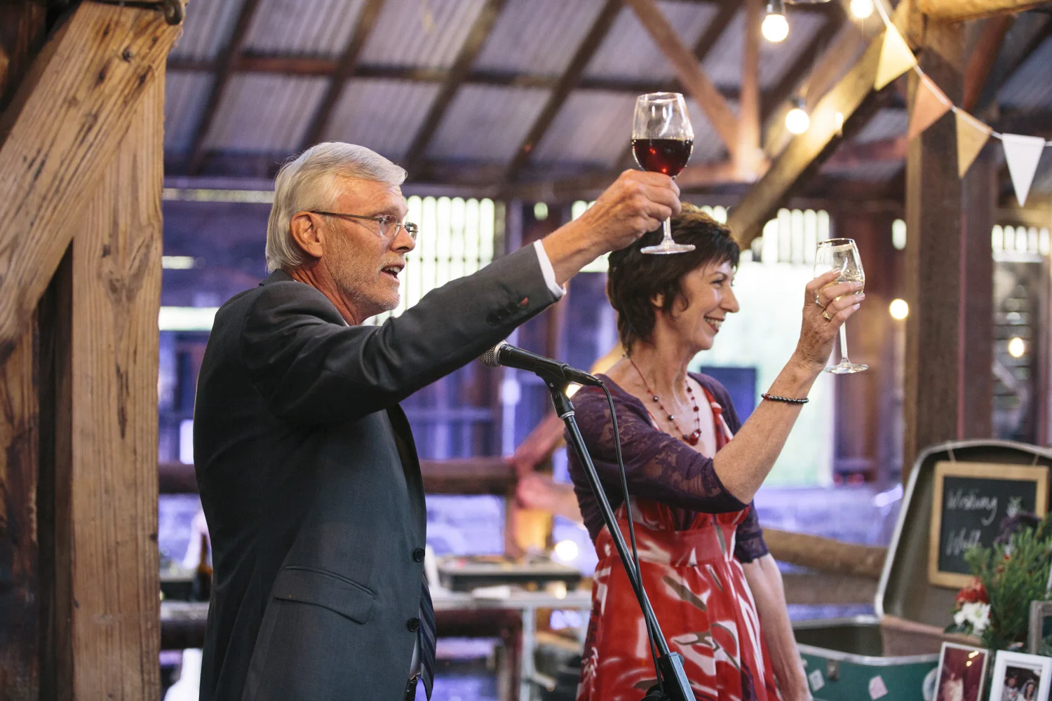 Sarah and Andy's rustic barn wedding