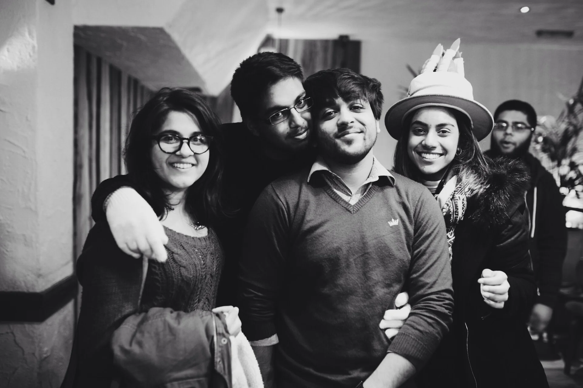 Ismaeel's Birthday: Me, Dheena, Aahuti and Saqlain