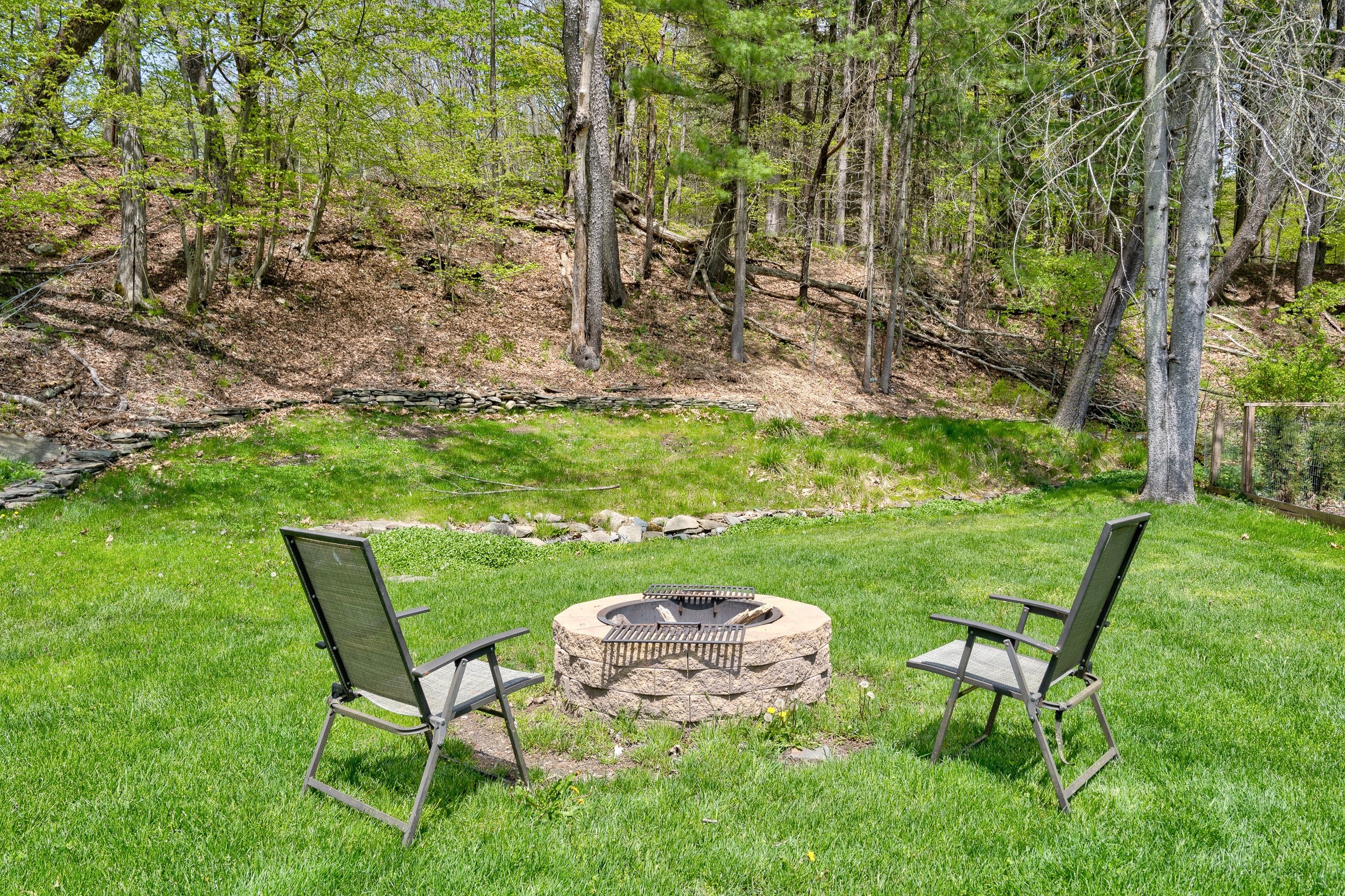 Roscoe house for sale fire pit 