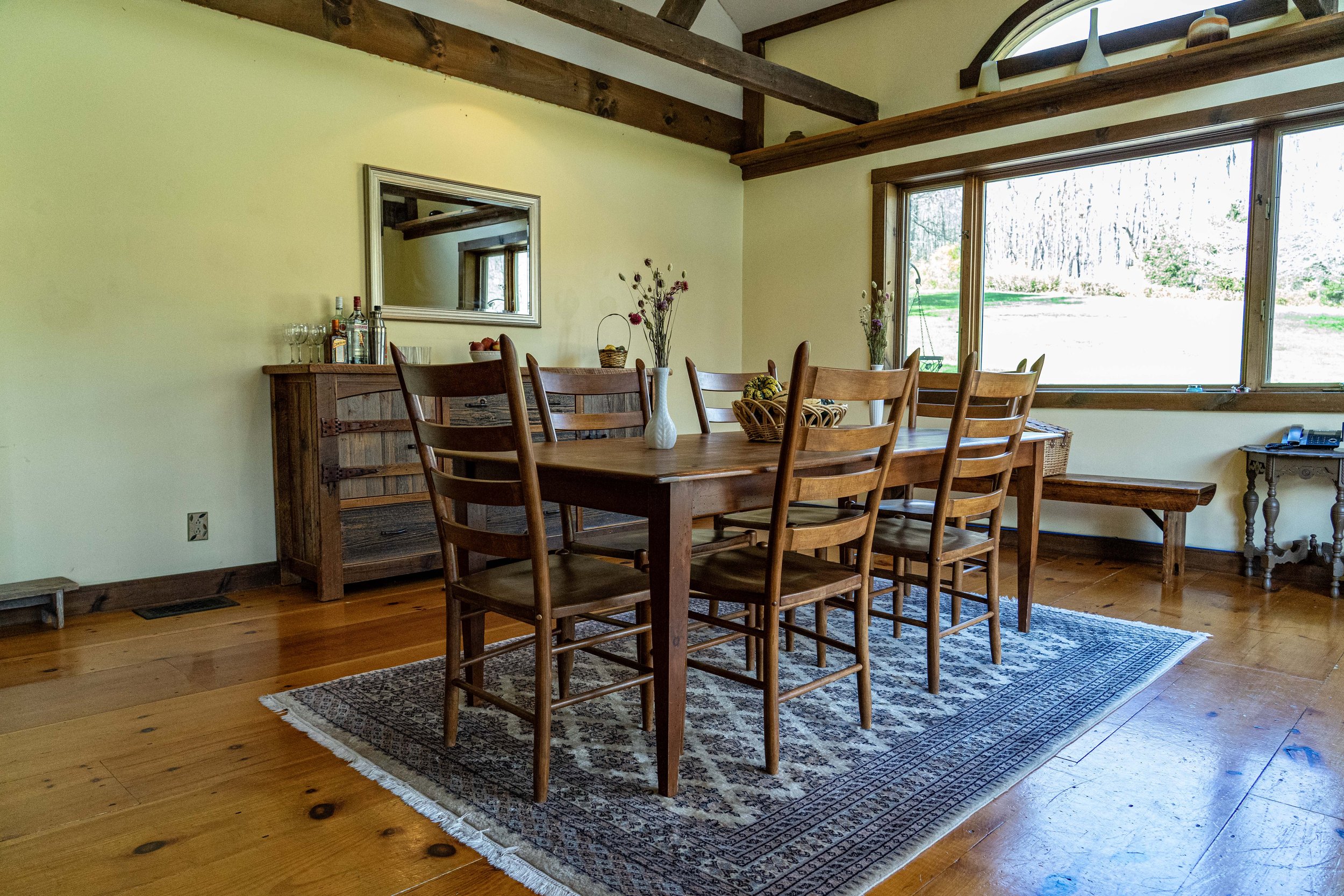 Roxbury NY dining room