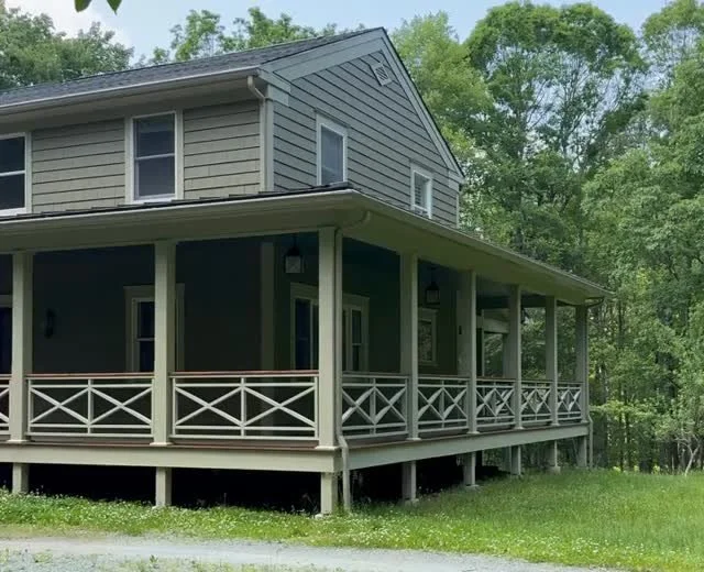 💫 NICE PRICE IMPROVEMENT! Beautifully renovated in 2024, Fern Cliff is a tasteful four-bedroom country retreat with a contemporary sensibility. Larger windows, a chef&rsquo;s kitchen, luxurious bathrooms, and a gracious wraparound porch create a mov