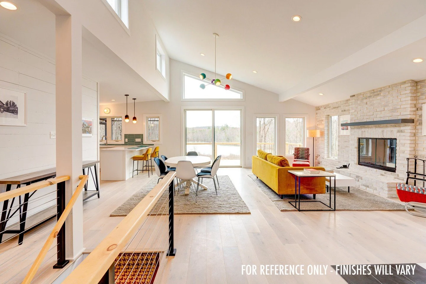 💫 NEW A magical Catskills summer could be yours, in this contemporary new build with soaring vaulted ceilings, a wall of windows, a wraparound deck, and a fully finished walk-out lower level that opens to five wooded acres. ⁠
⁠
Perry Pond is a Catsk