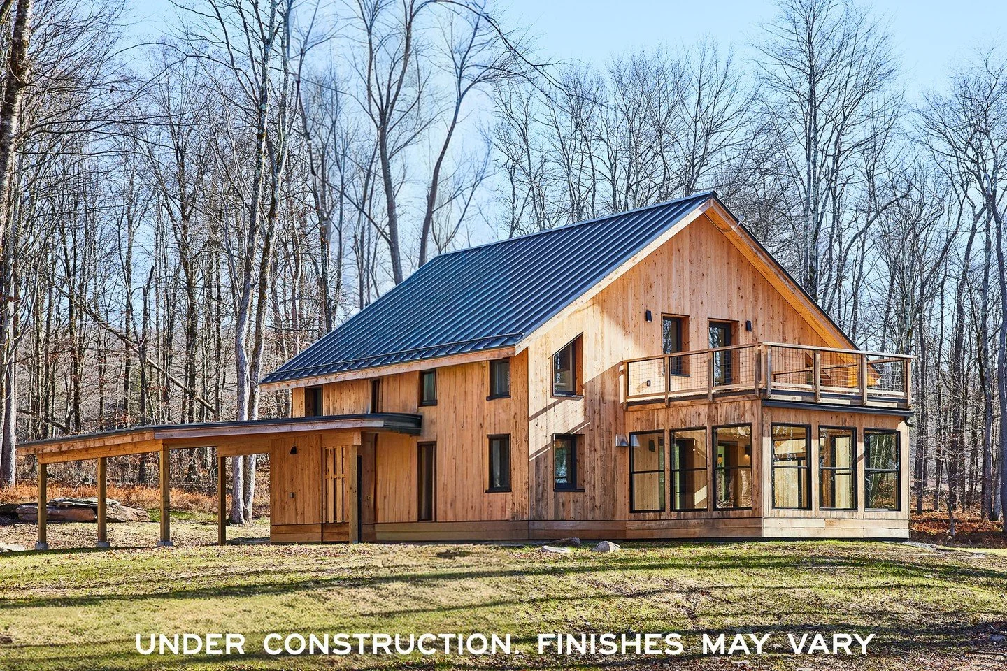 💫 NEW Building to "passive house standards" is the cutting edge of new construction. We're thrilled to bring Red Hill, a certified Passive House just minutes from Livingston Manor, to market.⁠
⁠
Set within the private Catskill Project comm